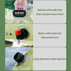 Camping Water Bag Outdoor Hiking Folding Water Bucket Bag with Faucet 8L Large Capacity Water Container Camping Supplies 캠핑용품