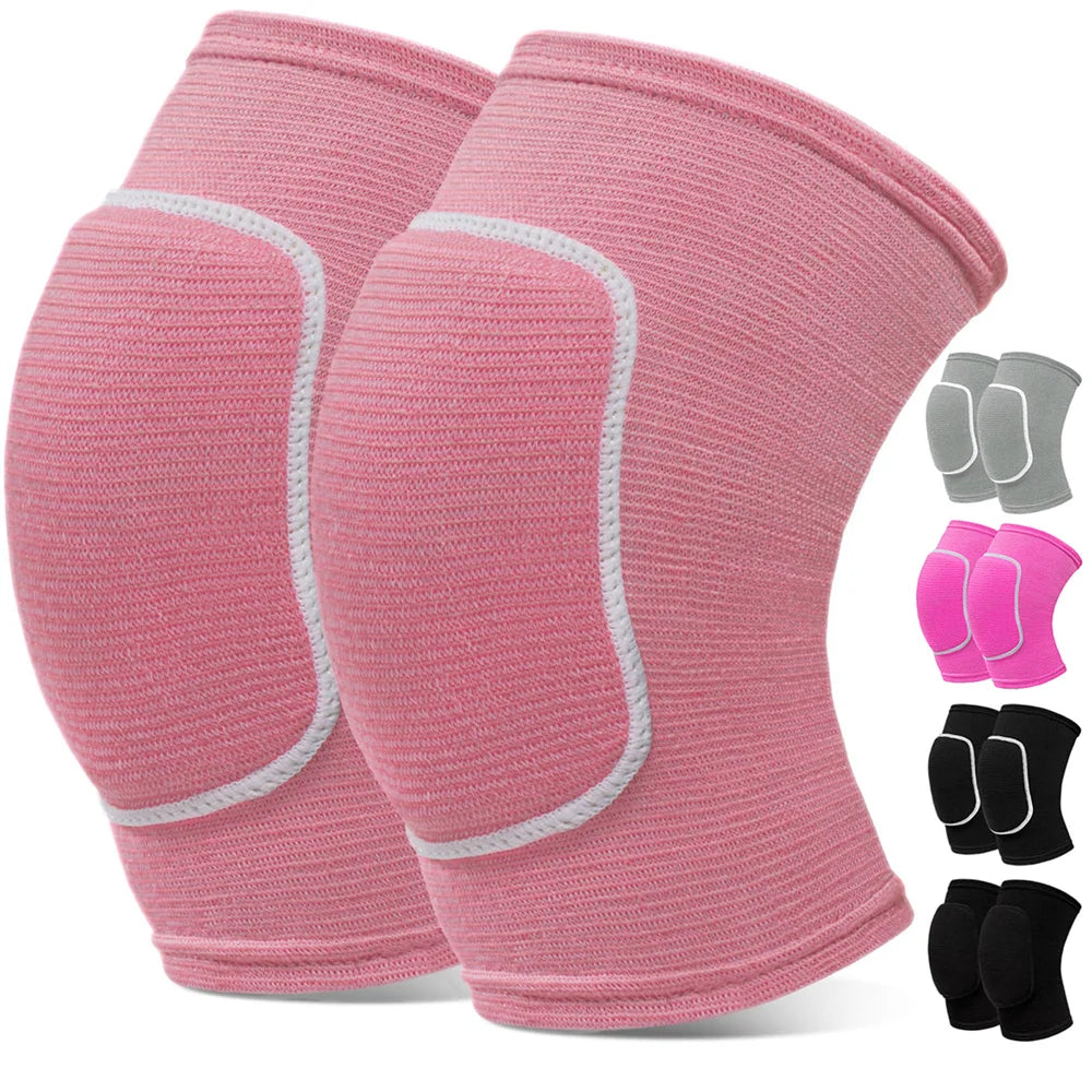 Volleyball Knee Pads for Dancers Men Women Kids Soft Breathable Knees Protective Football Dance Yoga Tennis Running Cycling Use