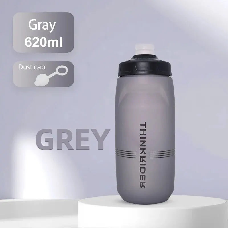 ThinkRider 620ml/750ml Bicycle Bottle MTB Road Bike Water Bottle Outdoor Sports Plastic Portable Large Capacity Drink Cycling