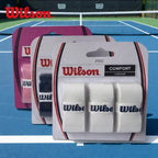 3 Pcs Anti-Slip Tennis Overgrips Tacky Feel Badminton Racket Grips Sweat Absorbing Wraps Tapes for Tennis Racket