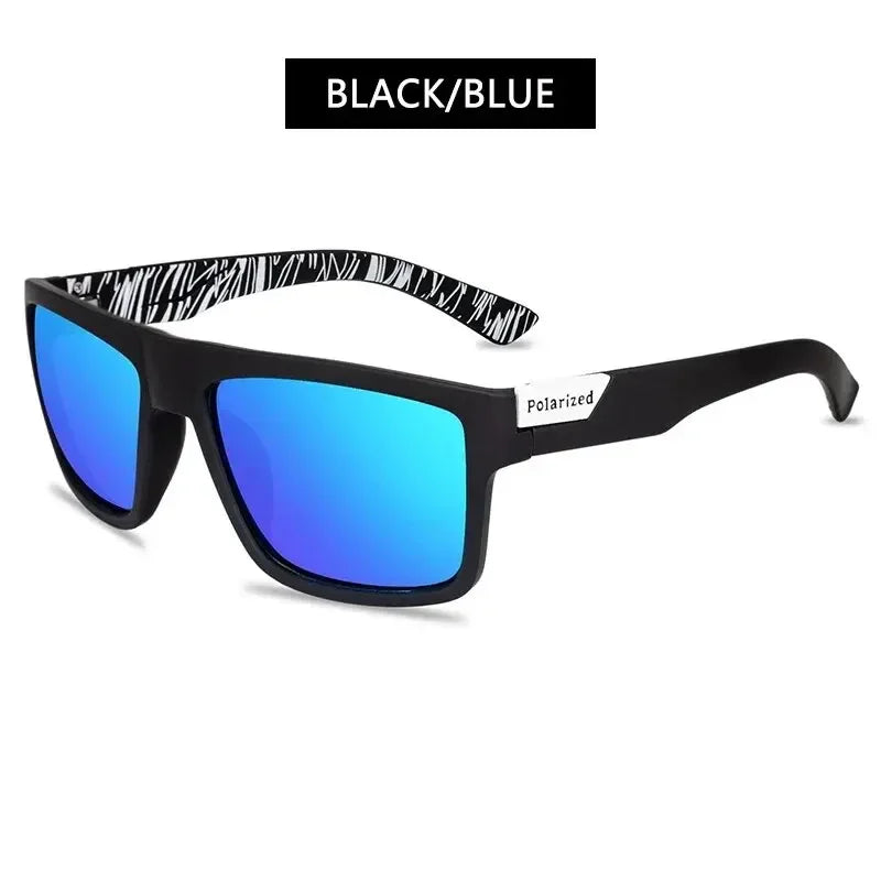 Polarized Square Sunglasses UV400 Black Fashion Shades for Men & Women Ideal for Driving Fishing & Outdoor Sports