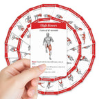 36pcs Fitness Cards Comprehensive Guide To Core Strength  Aerobic Training Exercises Guide Fitness Equipment Cards for Home Gym