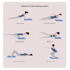 Support Balanced Yoga Cushion Portable High-level TPE Balancing Pad Multi-functional Non-slip Yoga Fitness Mat Sports
