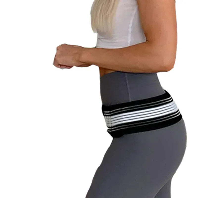 120cm 130cm Sacroiliac SI Joint Hip Belt Lower Back Support-Hip Braces for Hip Pain Pelvic Support Belt Sciatica Ease Protect