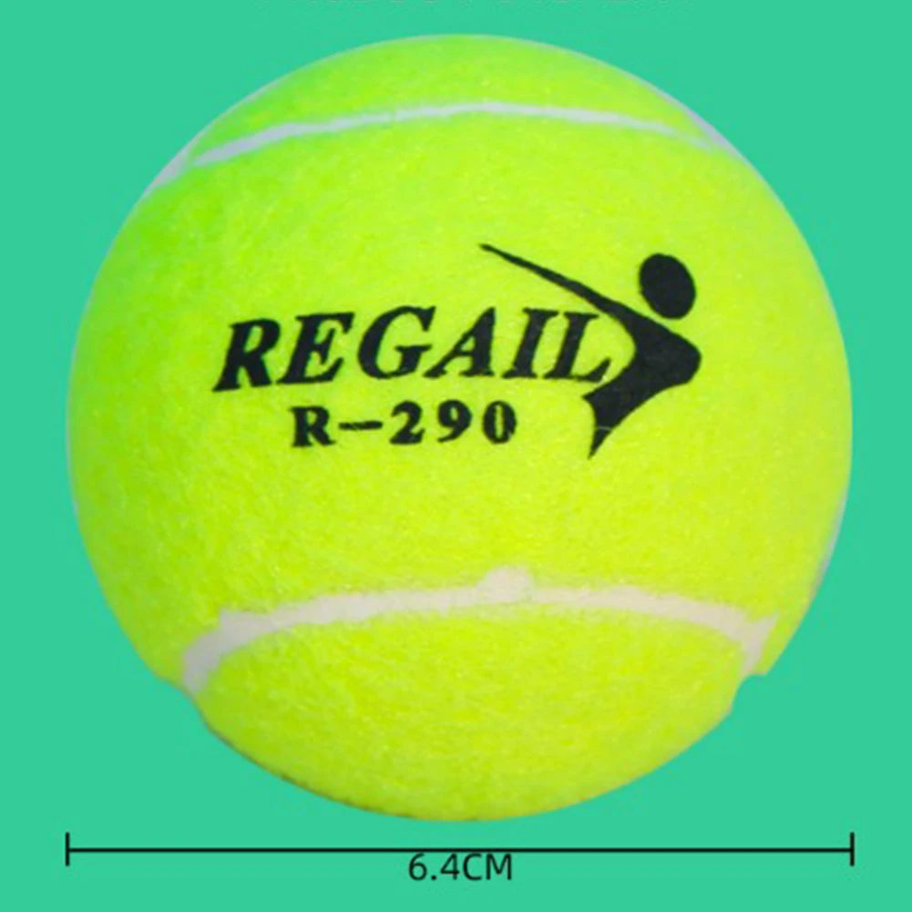 Tennis Balls High Bounce Training Tennis For Dogs Bite 6.4CM Elastic Rubber Tennis Training Ball Outdoor Sports Practicing Parts