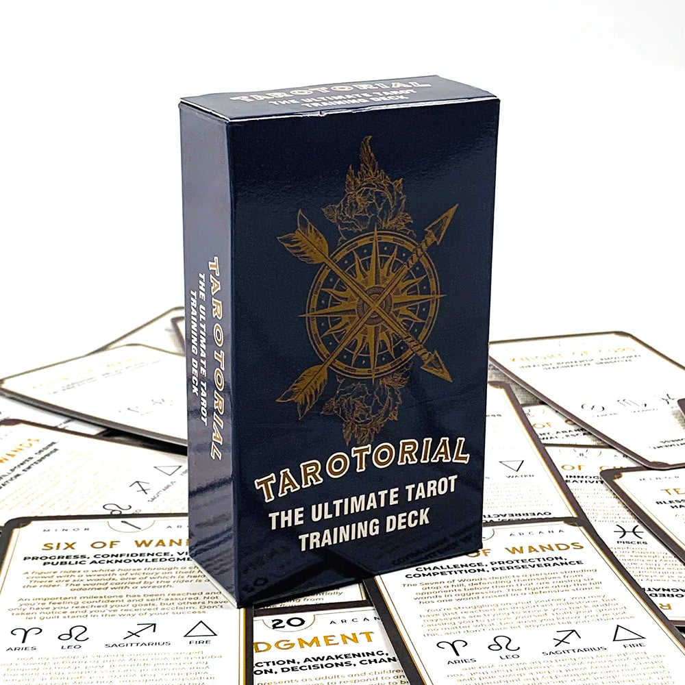 New Tarot Deck The Ultimate Tarot Training Deck Fate Divination Card Games Party Board Game，Holiday Games Camping Game