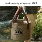 5L/10L/20L Car Folding Bucket Waterproof Foldable Sink Portable Travel Foldable Basin Camping Hiking Fishing Storage Bucket