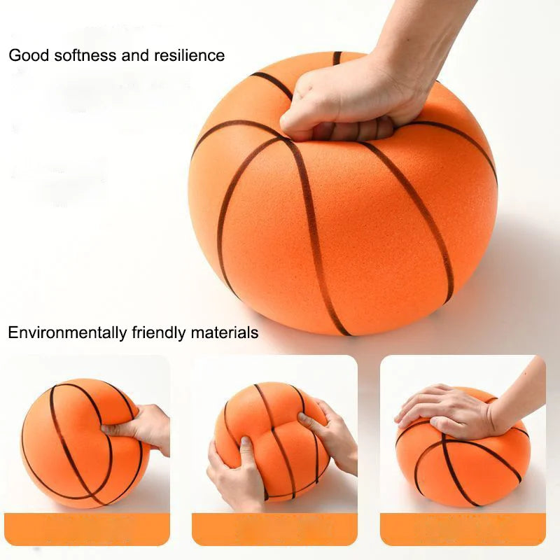 New Bouncing Mute Ball Size 3/5/7 Indoor Silent Basketball No Noise Soft High Density Foam Sports Ball Squeezable Slient Ball
