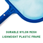 Leaf Rake Mesh Frame Net Skimmer Cleaner Swimming Pool Spa Tool