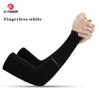X-TIGER Cycling Arm Summer Ice Cloth Cycling Sleeves Sun Protection Unisex Breathable Running Volleyball Sleeves Outdoor