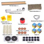 Billiard Cue Tip Repair Kit Pool Cue Repair Set Include Cue Clamp Pool Cue Tips Billiard Cue Tips Billiards Shaper Chalk Cubes