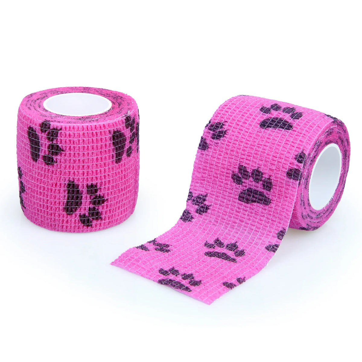 12/24pcs Elastic Self-Adhesive Athletic Tape Bandage Non-Woven Universal Fit for Sports Foot Support Joint Protection