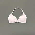 Histello Sports Strappy Bra Women Yoga Tank Bra Seamless High Support Fitness Workout Top Running Exercise Halter Gym Bras