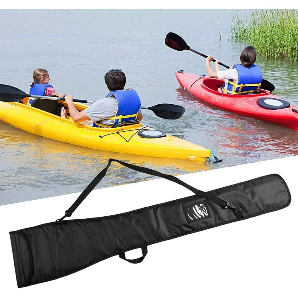 Double-Headed Kayak Canoe Paddle Carring Bag Protective Storage Bag Adjustable Paddle Carrying Bag for Two-Piece Paddles