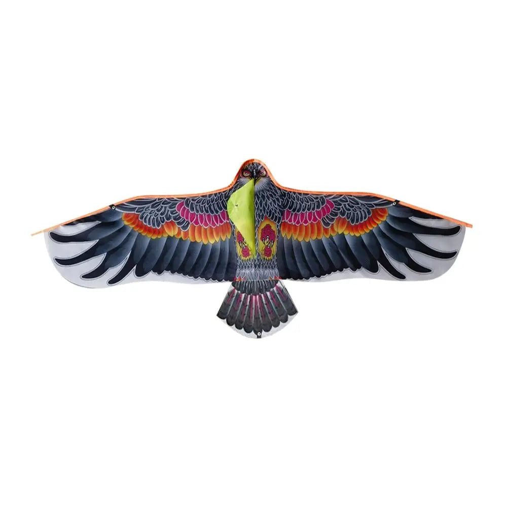 1.1m Eagle Kite With 30 Meter Kite Line Large Eagle Flying Bird Kites Children Gift Family Trips Garden Outdoor Sports DIY Toy