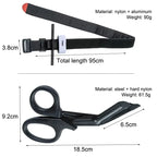 Tactical First Aid New Metal Aluminum Rod Tourniquet 1pcs Survival Hemostasis Second Generation Upgrade Repeated Use Strengthen