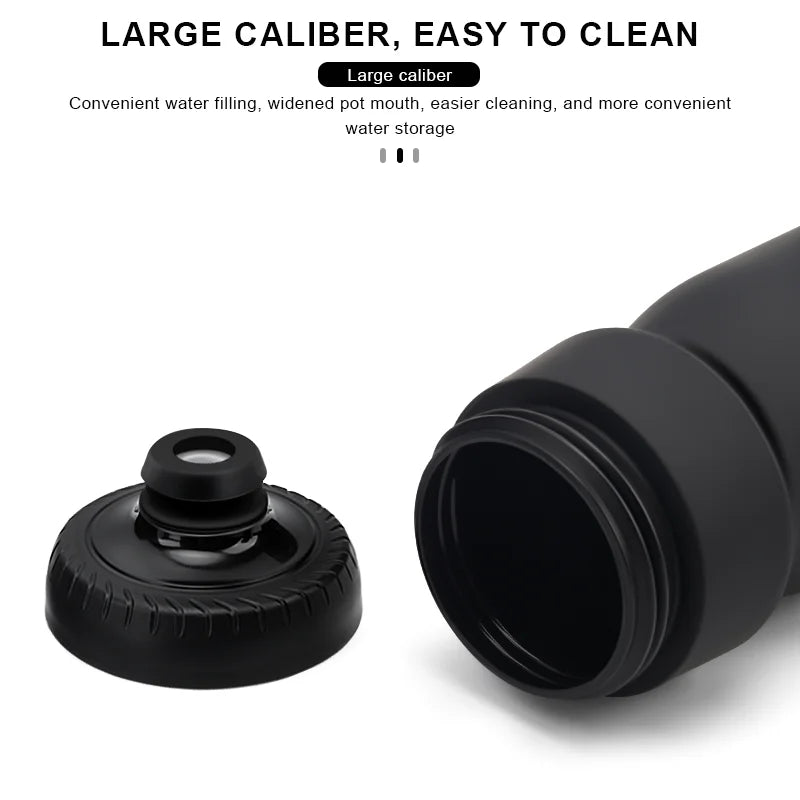 550/650ML Bike Water Bottle High-Quality PP5 Taste-Free Outdoor Sports Large Capacity Squeeze Bicycle Kettle Cycling Drink Cup