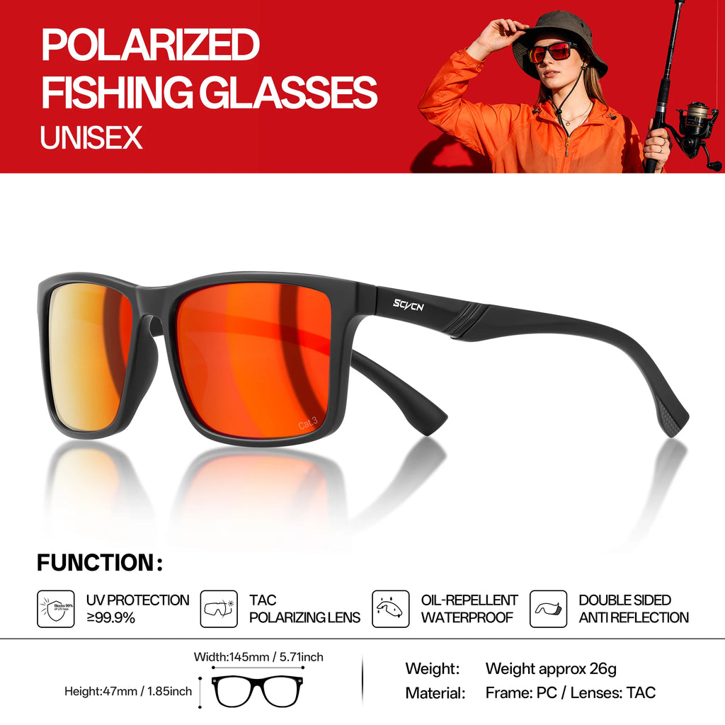 SCVCN New Outdoor Polarized Sunglasses Bike Cycling Glasses UV400 Sports Running Fishing Protection Eyewear Road Bicycle Goggles