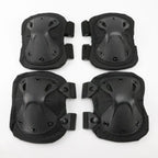 Outdoor Tactical Protective Gear Set Of 4 Knee Pads Elbow Pads For Outdoor Cycling Mountaineering And Hiking Protection Sports