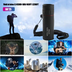 Mini Portable Monocular Telescope 8000M HD Long Range Observation Waterproof Anti Fog for Outdoor Camping Hiking