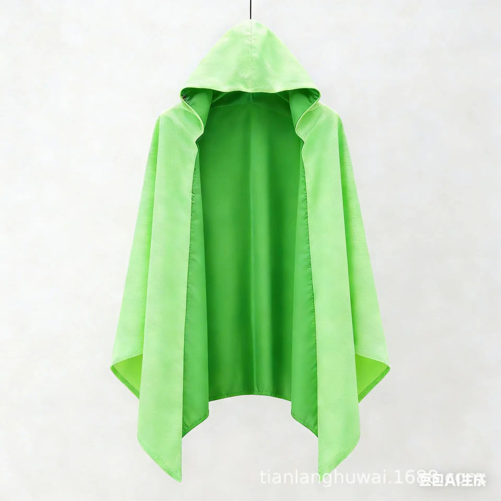 4-in-1 Cooling Hooded Cloak Super Absorbent Oversized Hooded Towel Wrap Sunscreen Quick Dry Shawl for Swimming Beach Pool Travel