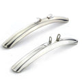 700C Stainless Steel Mudguard City Retro Bike Fender Fixed Gear Bicycle Silver Front Rear Fenders