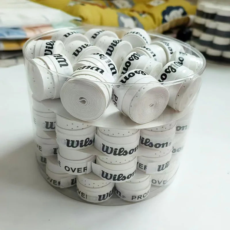 60pcs Tennis OverGrip Tennis Badminton Squash Training Sweat Absorbed Wraps Tennis Accessories Badminton Grip Padel