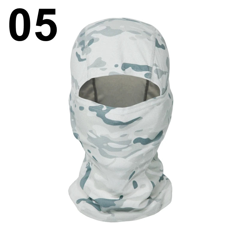 Camouflage Balaclava Full Face CS Mask Ski Cycling Hunting Head Neck Cover Helmet Liner Cap  Multicam Men Scarf