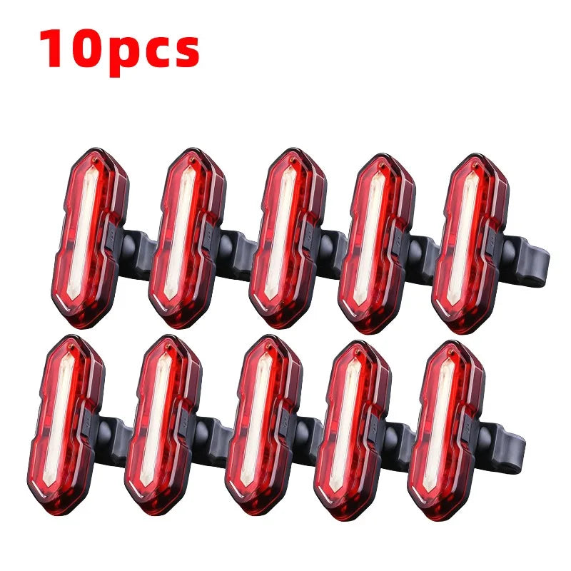 Bicycle Taillight USB Rechargeable MTB Road Bike Light Waterproof Cycling Rear Light 5 Modes LED Night Riding Bike Accessories