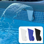 1pc Pool Waterfall Fountain Nozzle, Direct Mount Spray Jet for Above Ground Swimming Pools, Durable Plastic Water Feature