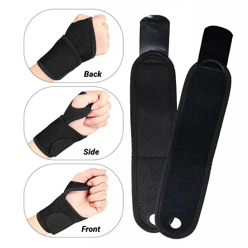 Adjustable Wrist Brace Perfect For Women & Men Support Wrap Strap Hand Carpal Tunnel Fitness Suitable Both Right Left Tendinitis