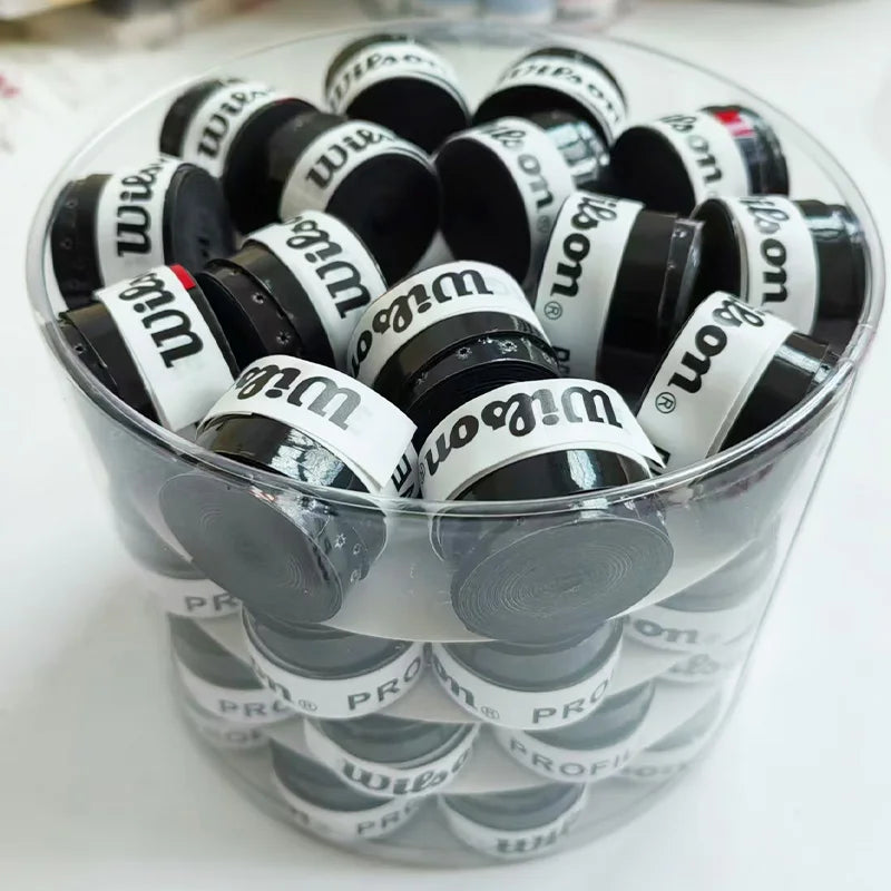 60pcs Tennis OverGrip Tennis Badminton Squash Training Sweat Absorbed Wraps Tennis Accessories Badminton Grip Padel