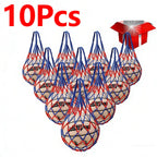 Basketball Net Bag Soccer Football Mesh Storage Sports Ball Holder Nylon Carry Bag Durable Single Ball Carrier 10/5/1 Packs