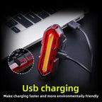 Bicycle Taillight USB Rechargeable MTB Road Bike Light Waterproof Cycling Rear Light 5 Modes LED Night Riding Bike Accessories