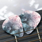 New 0.71/1.0Mm 12PCS Guitar Picks - Premium ABS Material with Smooth Finish, Dual-Sided Color Printing, Includes PP Storage Box