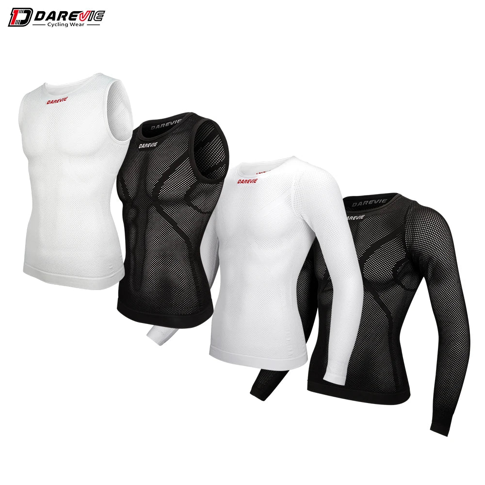 DAREVIE Cycling First Layer Small Size Man Compression Seamless Bicycle GYM Cycling Inner Man Sports Undershirt Cycling Women