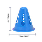Sports Cones, 10 Pack Sports Cones Training Cones Traffic Cones Roller Skating Obstacle Training Agility Marker Cones 24BD