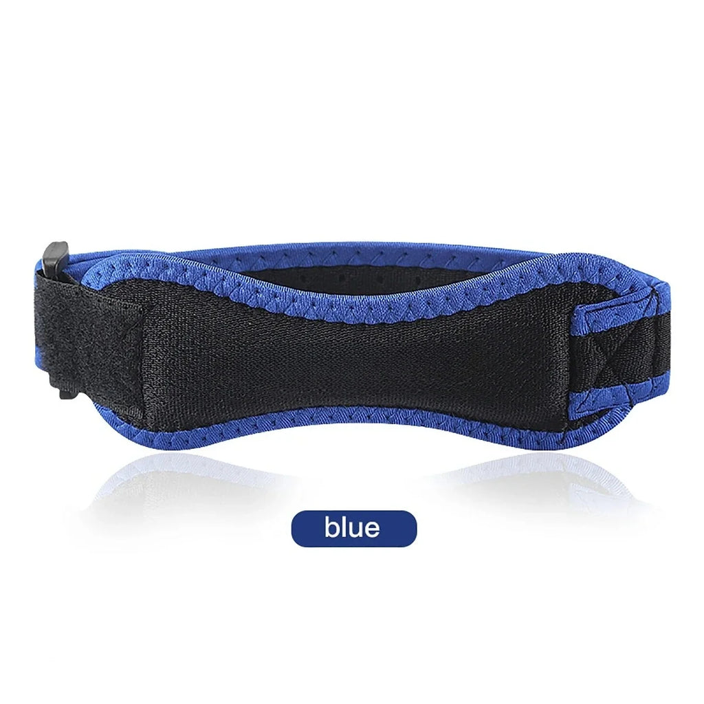 1 Piece Knee Patellar Tendon Knee Support Strape Brace Adjustable Shock Absorption Compression Knee Pad Sleeve for Basketball