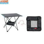 Camping Table Portable Hanging Net Basket M L XL Folding Table Storage Rack Mesh Bag Hook Holder for Outdoors Cookware Organizer
