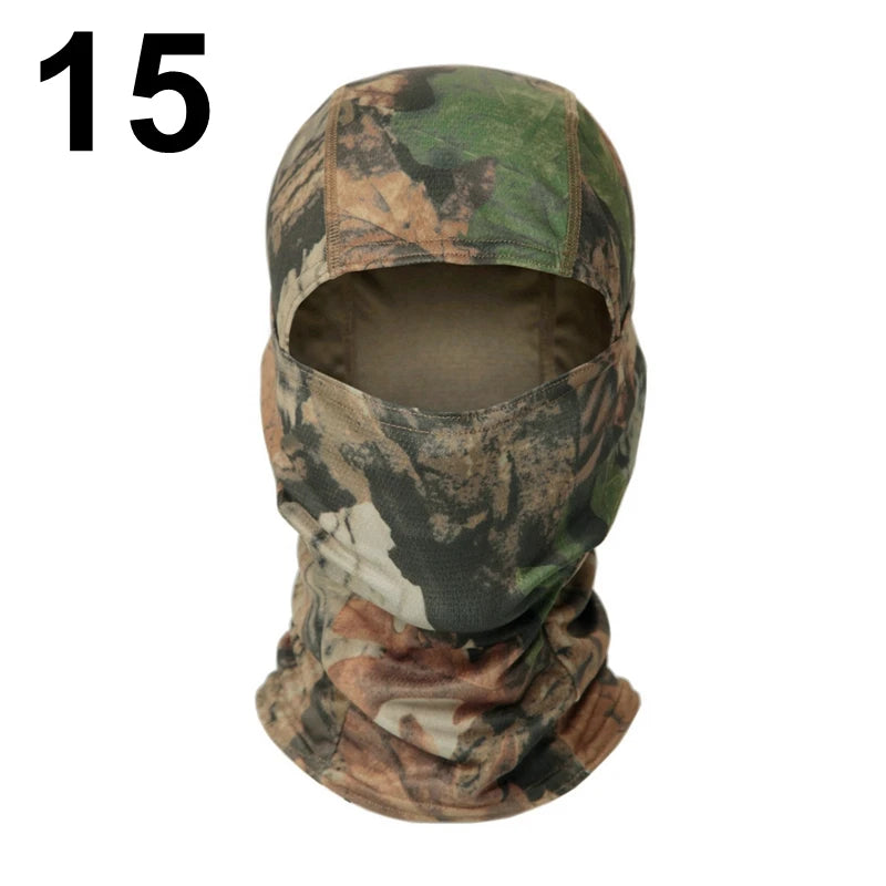 Camouflage Balaclava Full Face CS Mask Ski Cycling Hunting Head Neck Cover Helmet Liner Cap  Multicam Men Scarf