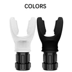 Silicone Breathing Device Adjustable Resistance Portable Throat Fitness Lung Capacity Training Respiratory Exerciser Adjustable