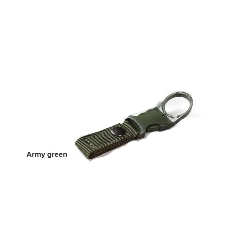 2pcs Water Bottle Holder Climbing Carabiner Belt Backpack Hanger Hooks Clip Multifunction Water Bottle Nylon Webbing Buckle Hook