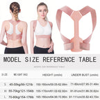 1PC Adjustable Rectify Posture Back Invisibility Breathable Posture Corrector Belt Support Belt Back Neck Brace Posture Training