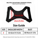 Adjustable Posture Corrector Back Support Belt- Breathable Non-Slip Ergonomic Support for Improved Posture Suitable for Sitting