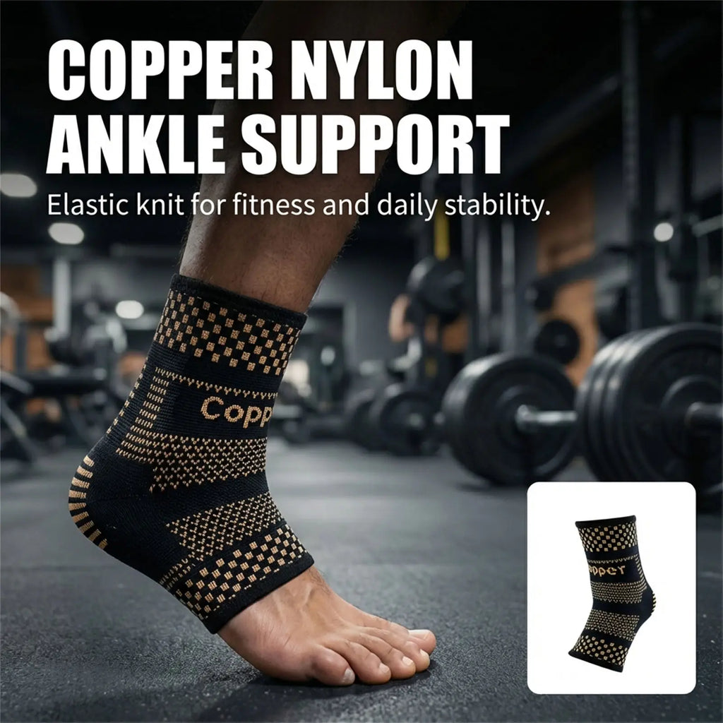 Copper Ion Wrist Support With Feature For Gym And Outdoor Sports