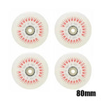 4pcs Flash Inline Skate Wheels 90a LED Lighting Skating Wheels 68/72/76//80mm Speed Skates Rock Fancy Roller Skates PU Tyres