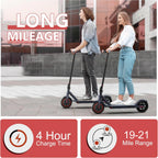 LADPED Electric Scooter 350W 19mph Max Speed Smart APP Control Scooter Shock-absorbing Anti-skid ‎8.5 inches Folding Waterproof E-Scooter