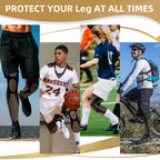 1Pcs Copper Long Knitted Compression Knee Braces - Full Leg Compression Sleeves for Men & Women - Support for Exercise ﻿