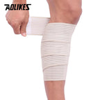 AOLIKES 1PC 40-180cm Compression Bandage Protector Knee Support Brace Sports Elastic Elbow Straps Leg Bands Bandage Workout Wrap