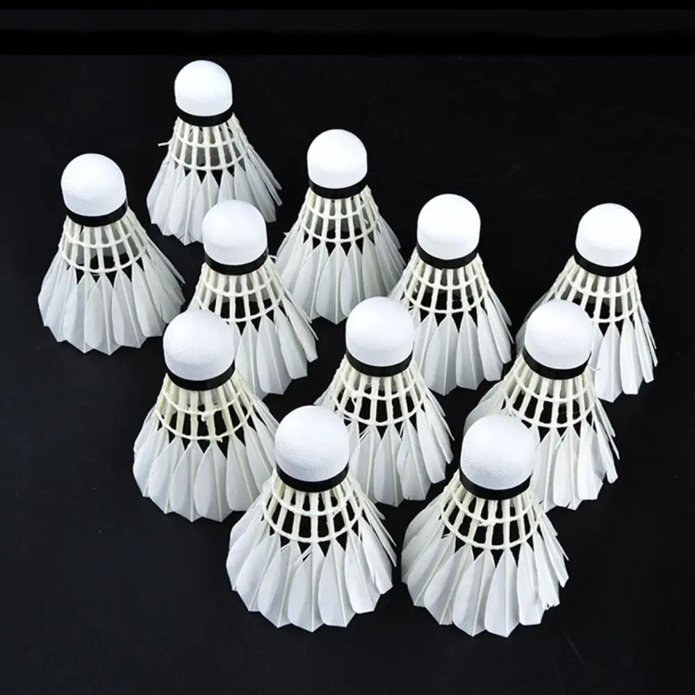 3/6/12Pcs New White Badminton Shuttlecock Durable Professional Badminton Balls Training Sport Badminton Trainer Household